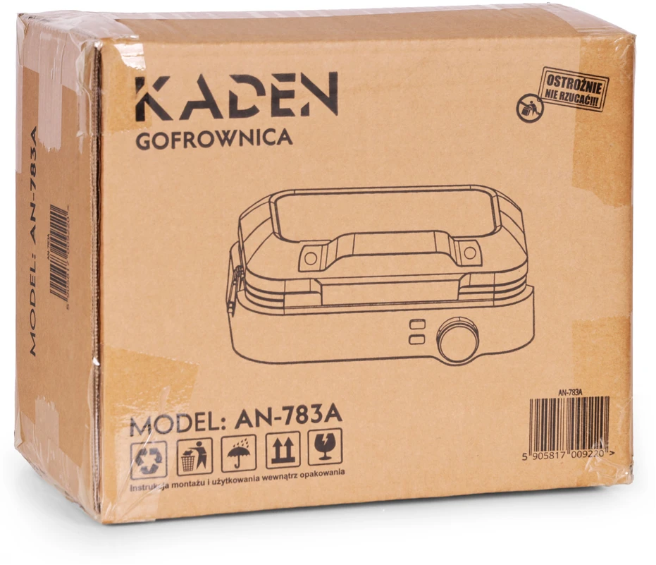 Vaflinė Vaflių keptuvė 1200 W, KADEN
