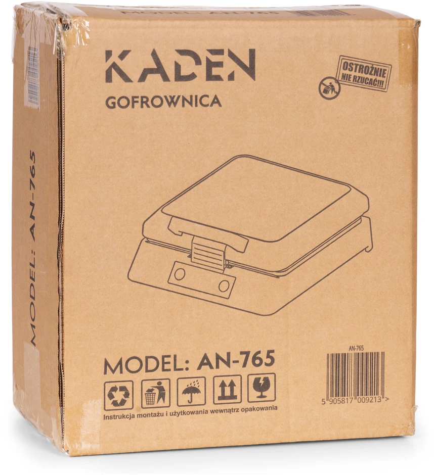 Vaflinė Vaflių keptuvė 1080–1300 W, KADEN