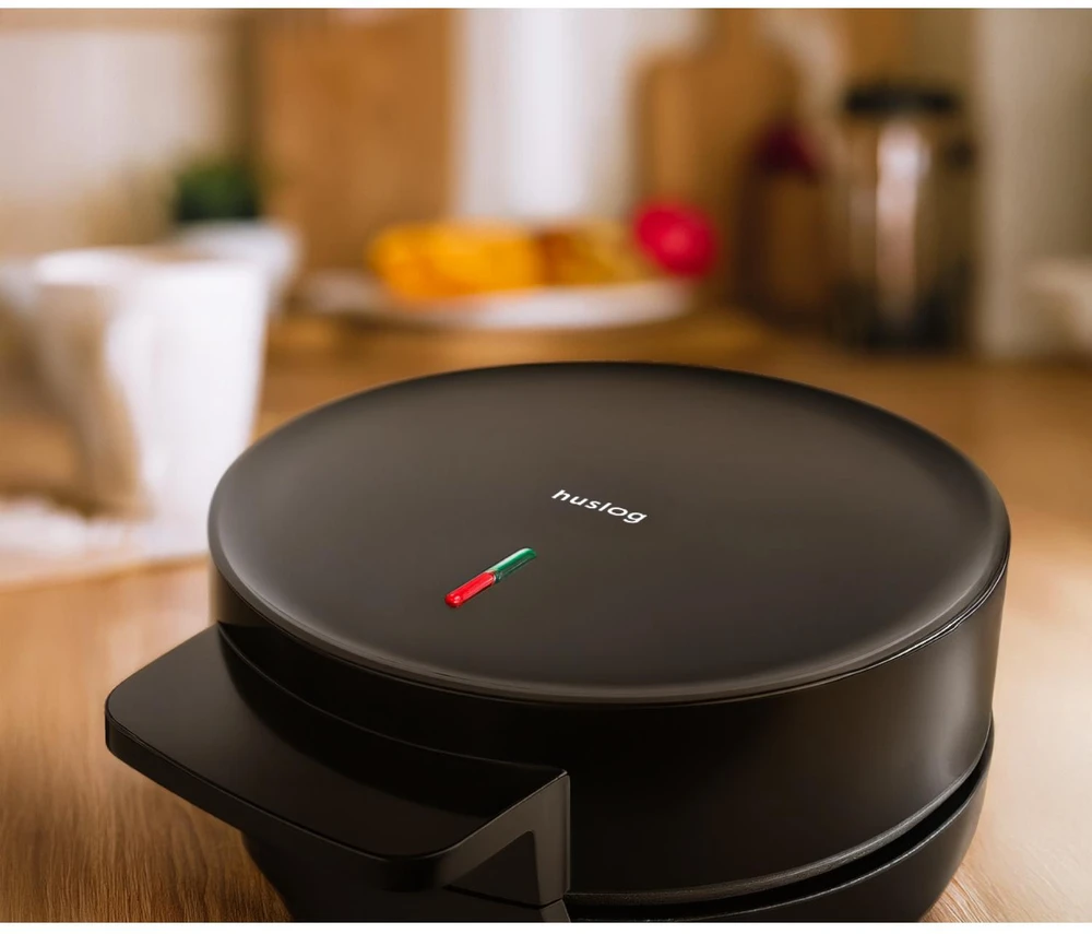 Vaflinė Huslog apvali vaflių keptuvė 1200W