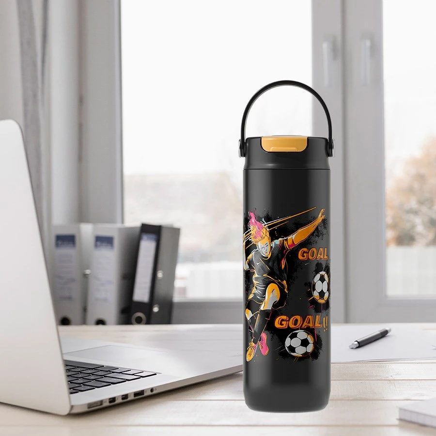 Thermocup for kids MAESTRO MR-1644-A-NEW FOOTBALL 600 ml