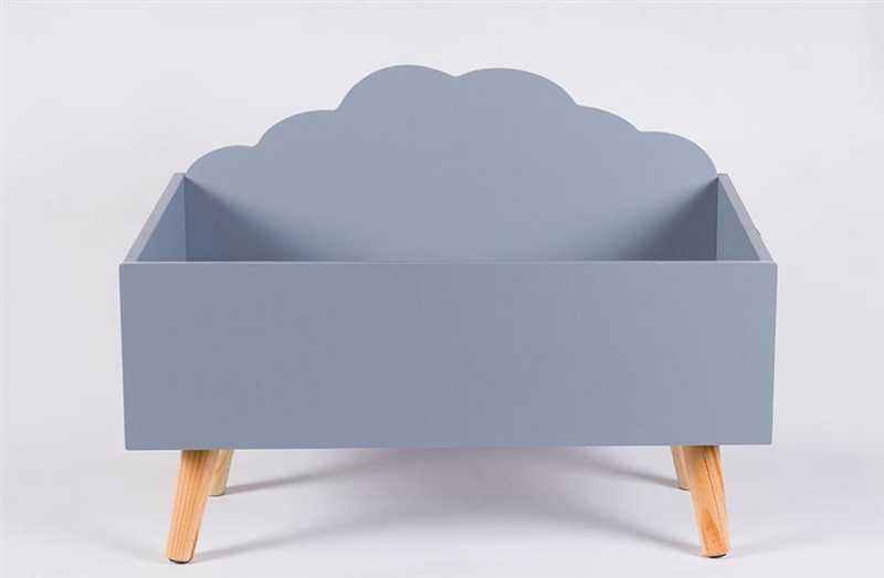 Vaikiška daiktadėžė Atmosphera Cloud, pilka, 580x280x455 mm