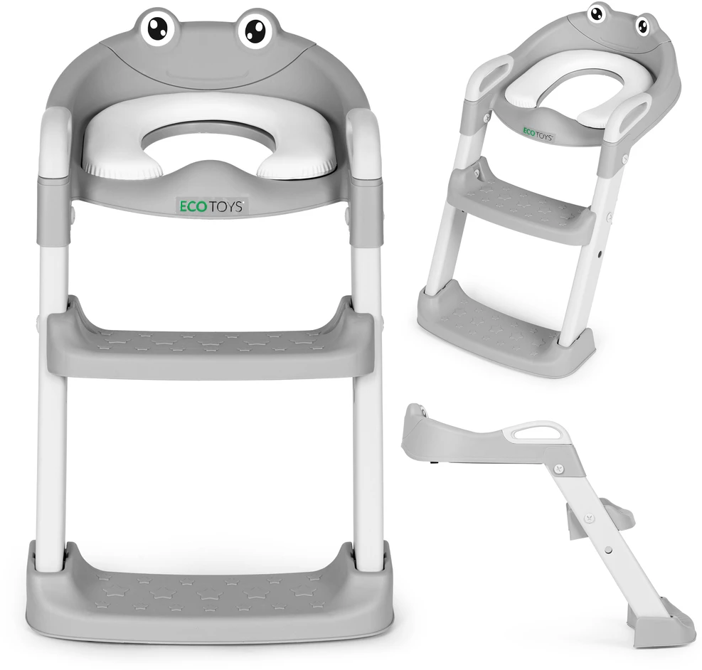 Ecotoys Vaikiškas tualetas su laipteliais