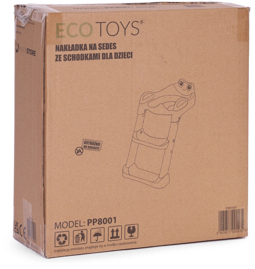 Ecotoys Vaikiškas tualetas su laipteliais
