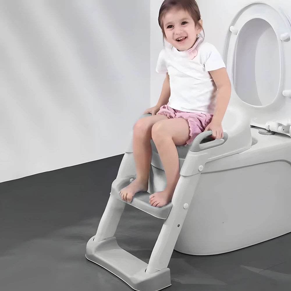 Ecotoys Vaikiškas tualetas su laipteliais