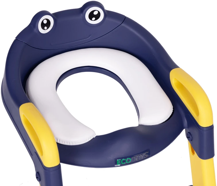Vaikiška tualeto sėdynė su laipteliais ECOTOYS