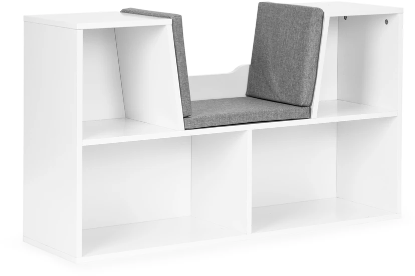 Bench Vaikiška knygų lentyna su sėdyne ir suolu ECOTOYS