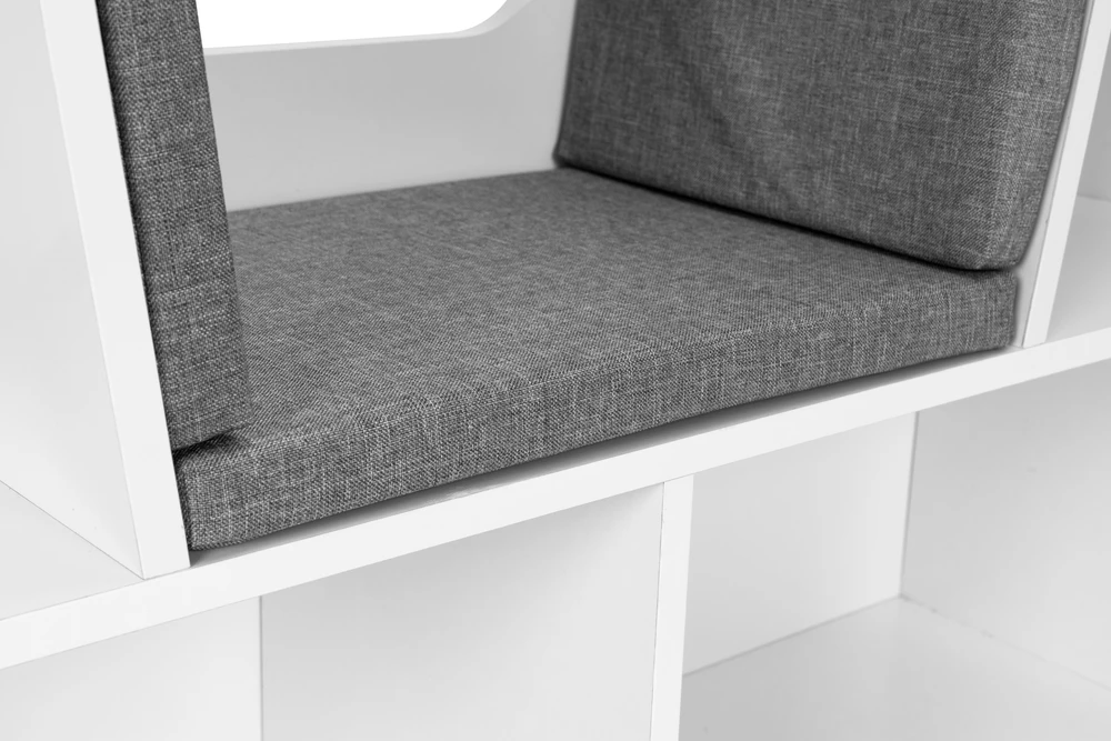 Bench Vaikiška knygų lentyna su sėdyne ir suolu ECOTOYS