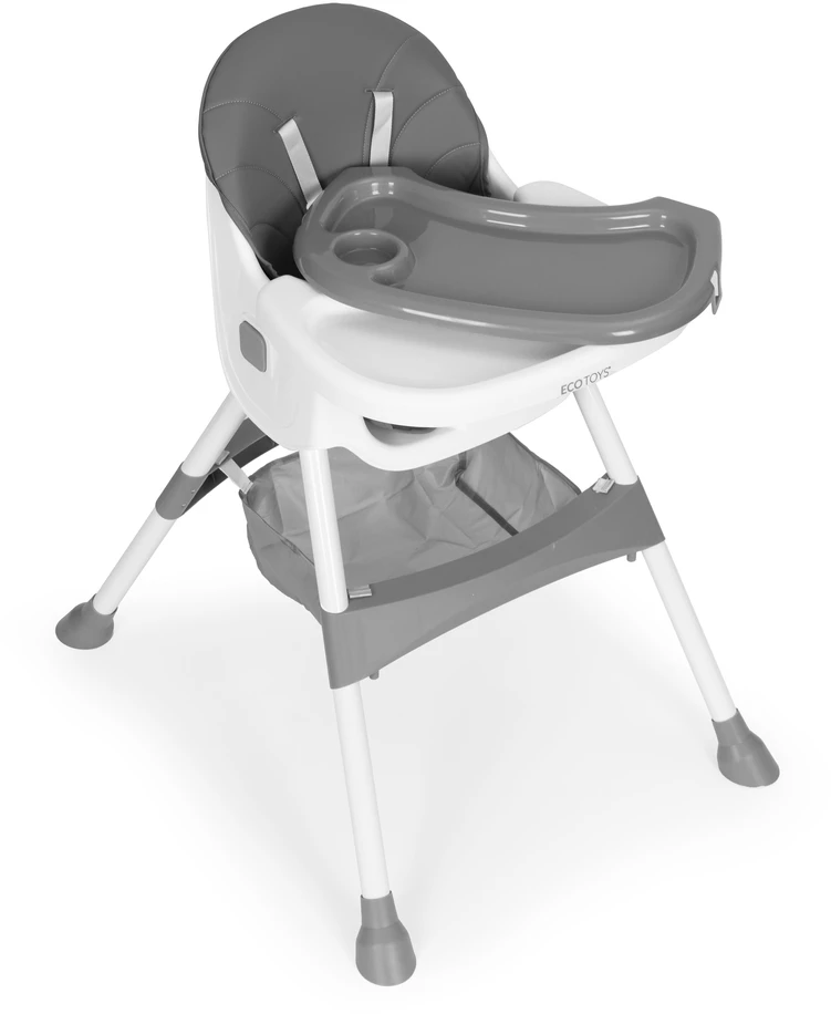 Maitinimo kėdutė, pilka, ECOTOYS