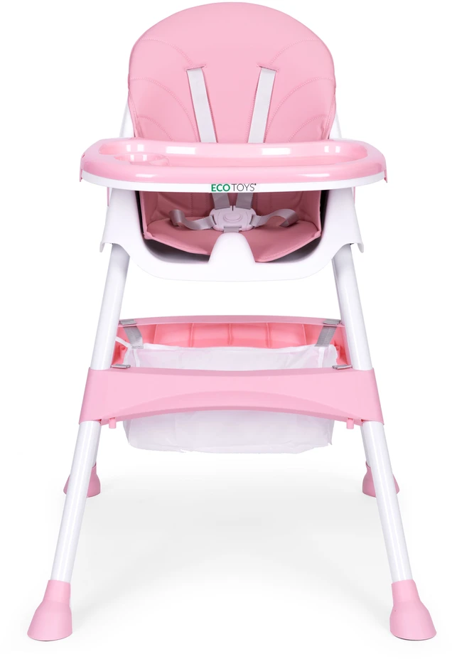 Maitinimo kėdutė, rožinė, ECOTOYS