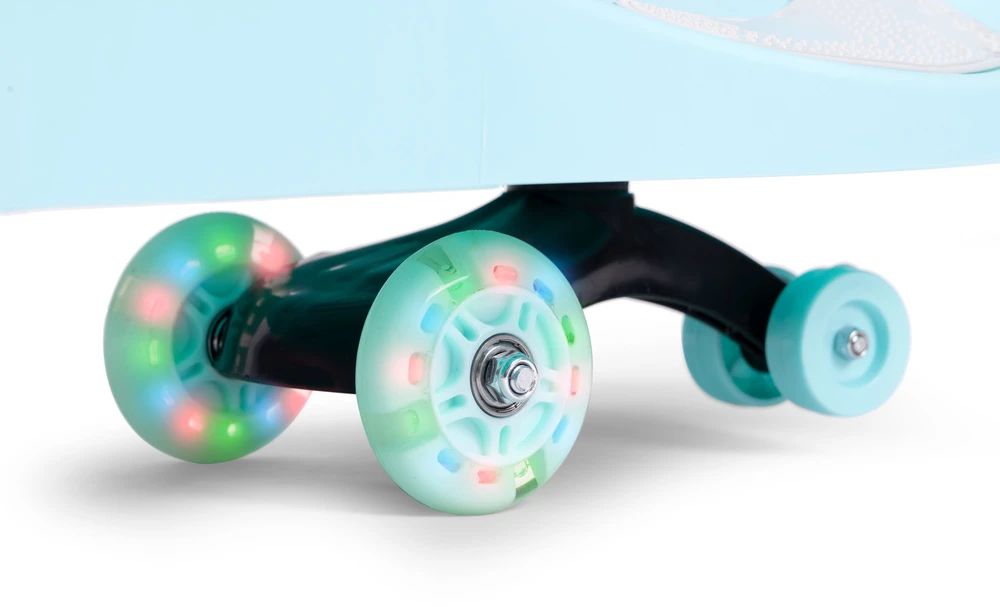 Gravity ride vaikiškos transporto priemonės ratai LED mėlyni ECOTOYS