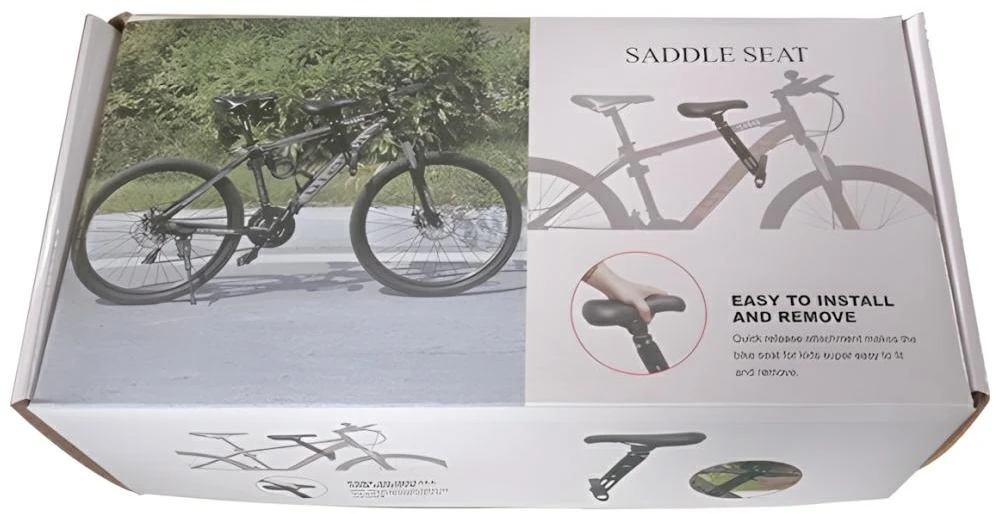 Child Bicycle Seat WILDMAN C1 for frame juodos spalvos