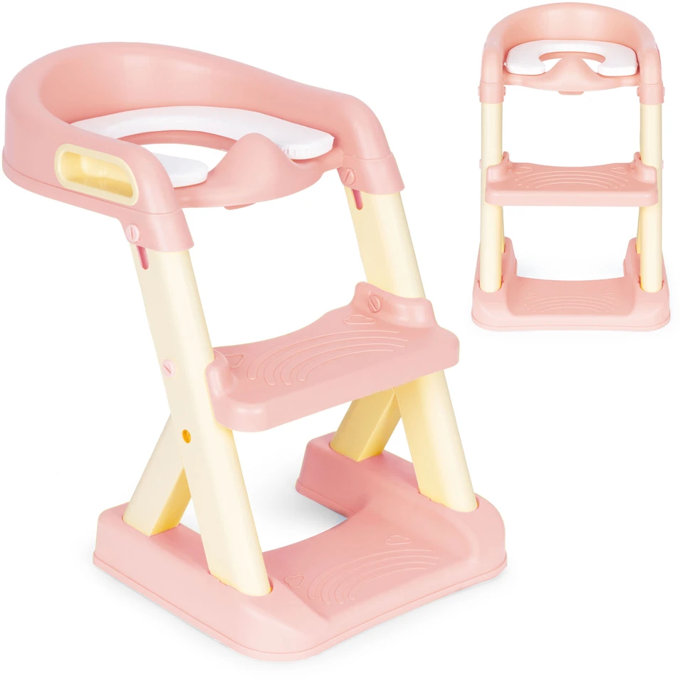 Vaikiška tualeto dangtis su laipteliais ECOTOYS