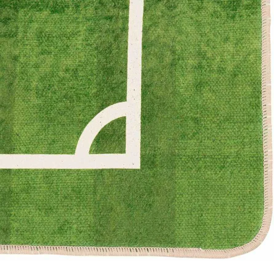 Vaikiškas kilimas, žalias, 160x230cm, futbolo aikštelė