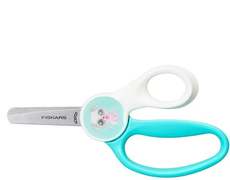 Vaikiškos žirklės Fiskars su šuniuko piešiniu