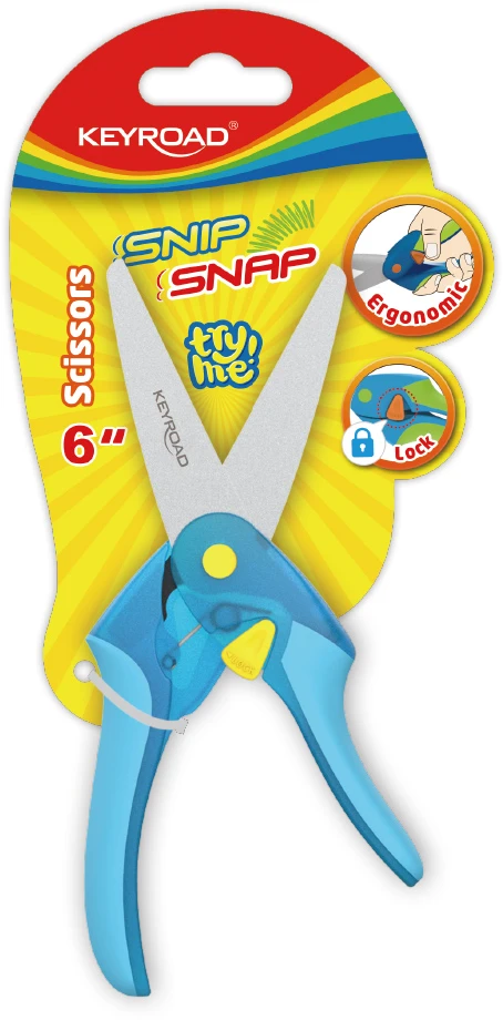 Vaikiškos žirklės Keyroad Easy-open 13cm