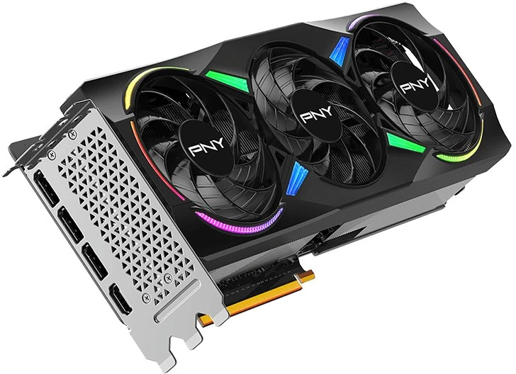 PNY GeForce RTX 5070 Ti ARGB EPIC-X RGB™ trijų ventiliatorių vaizdo plokštė, 16 GB OC, DLSS 4