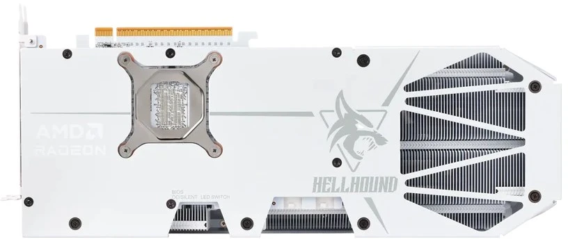 Vaizdo plokštė PowerColor Hellhound Radeon RX 9070 XT Spectral Balta AMD 16GB GDDR6