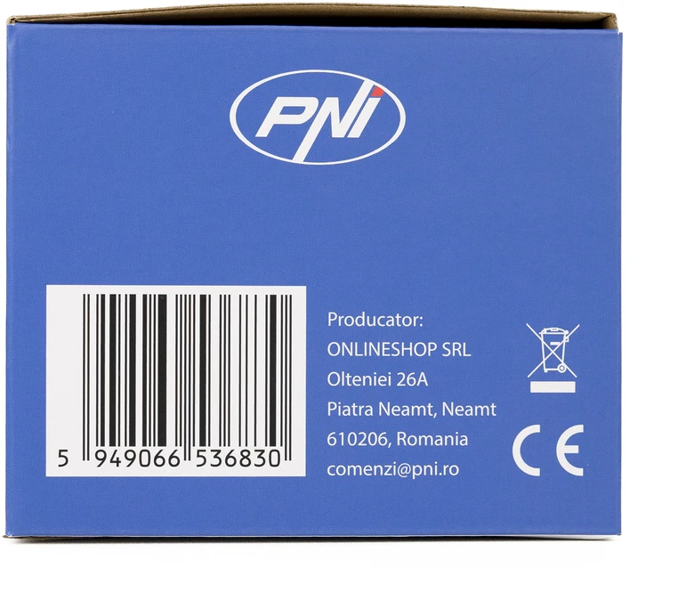 Vaizdo stebėjimo kamera PNI IP505J POE, 5MP, kupolinė, 2.8mm, skirta naudoti lauke, balta
