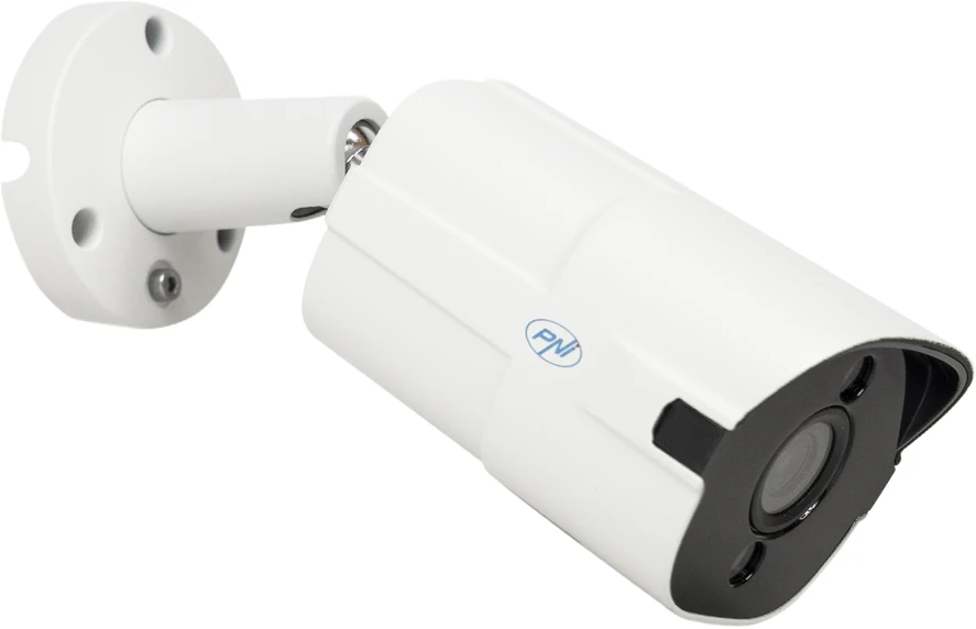 Vaizdo stebėjimo kamera PNI IP818J, POE, cilindrinė 8MP, 2.8mm, skirta naudoti lauke, balta
