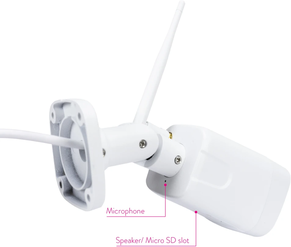 Vaizdo stebėjimo rinkinys NVR PNI House IP716 ir 4 PNI IP55 kameros su IP, 5MP