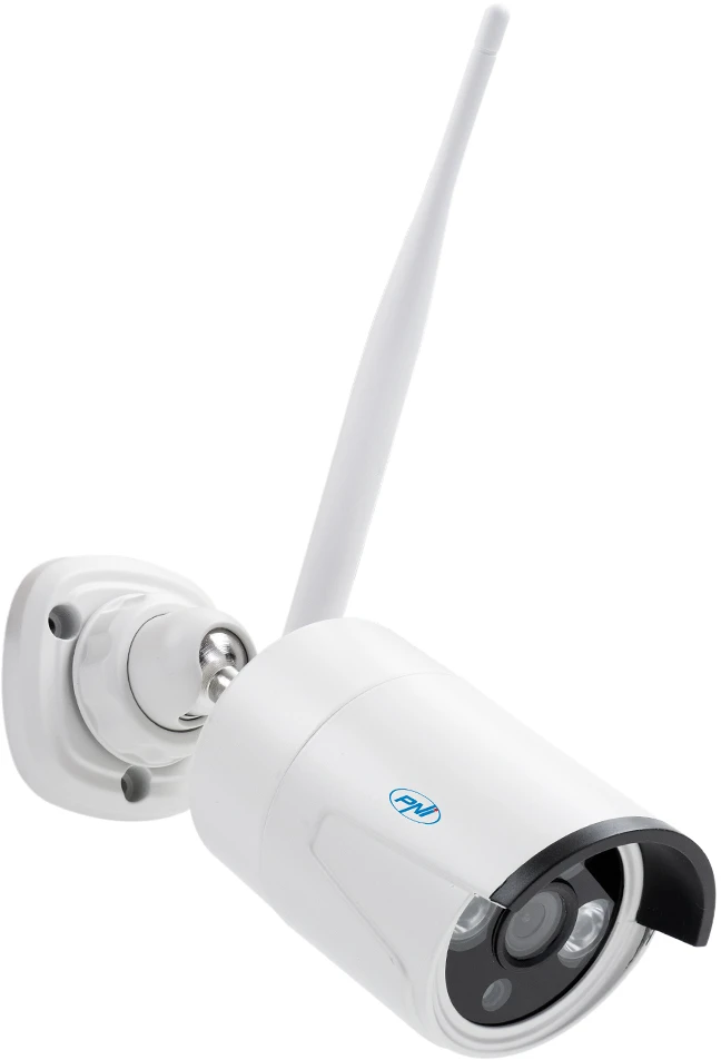 Vaizdo stebėjimo rinkinys PNI House WiFi650 – 4 Full HD „Wi-Fi“ P2P kameros ir 12 colių LCD monitorius
