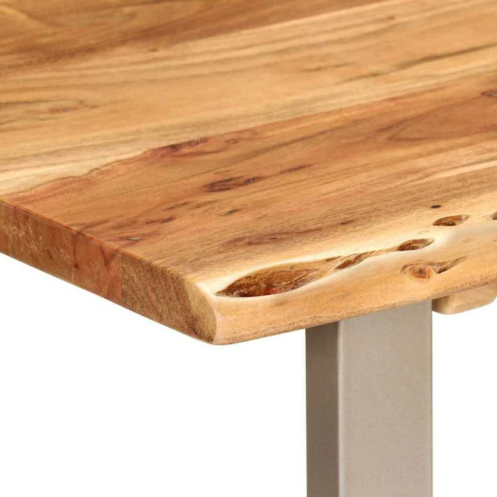 Valgomojo stalas, 110x50x76cm, akacijos medienos masyvas