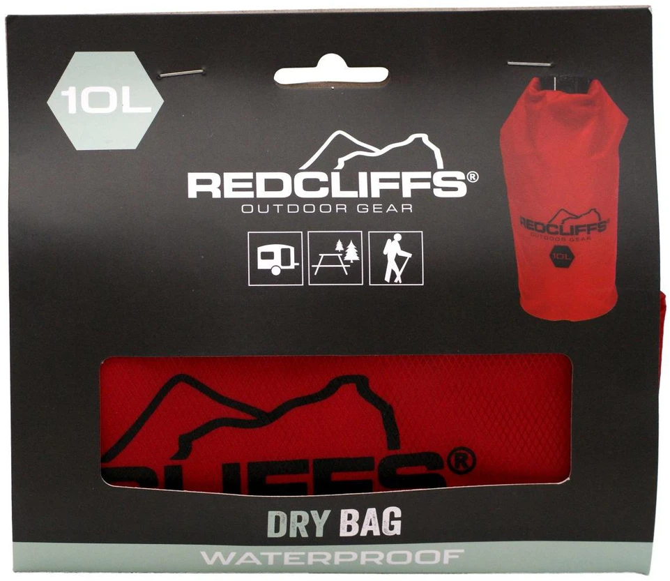 Redcliffs Neperšlampamas maišas 10L raudonas