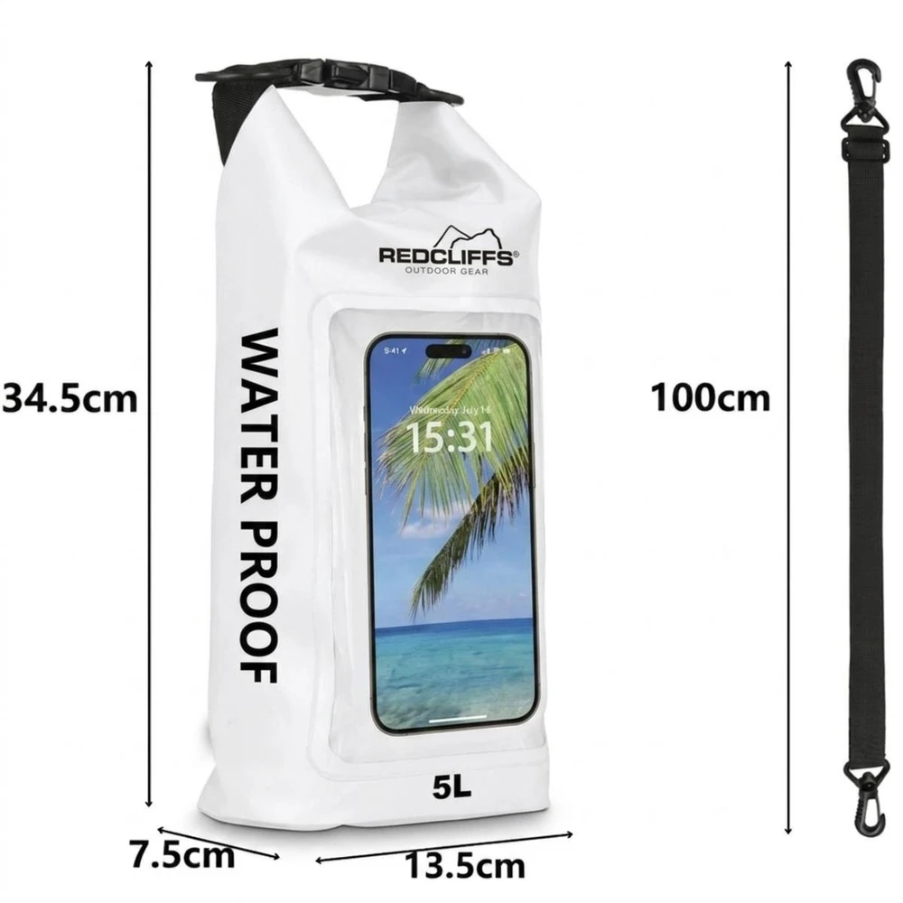 VANDENIUI ATSPARUS MAIŠELIS TELEFONUI Baltas 5 L REDCLIFFS 1082974