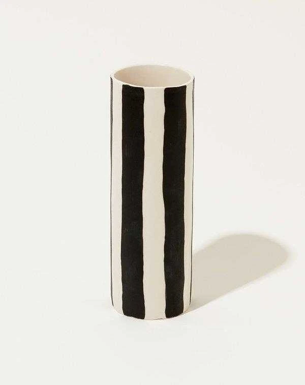Vaza Atmosphera 204295, 30 cm, balta/juoda