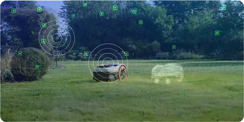 Segway Navimow i105E Belaidis vejos pjovimo robotas skirtas iki 500 m² vejai