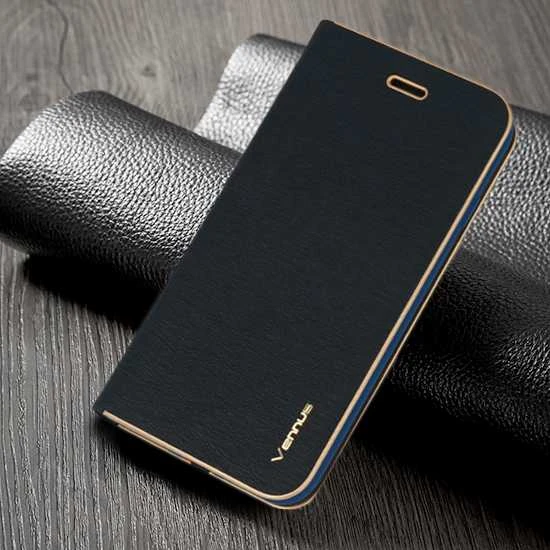 Vennus Book dėklas su rėmeliu skirtas Huawei P8 Lite *** (2017) / P9 Lite *** (2017) mėlynos spalvos