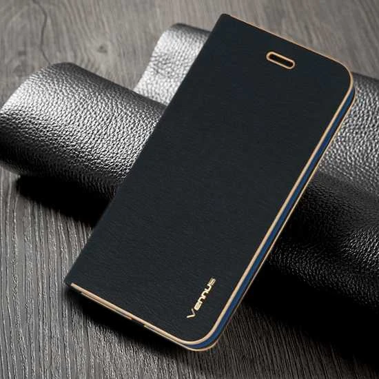 Vennus Book dėklas su rėmeliu skirtas Xiaomi Poco X4 Pro 5G mėlynos spalvos