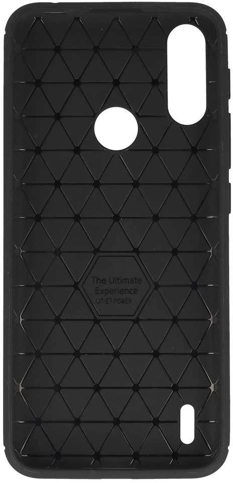 Vennus Carbon Elite dėklas skirtas Motorola E7 Power juodos spalvos