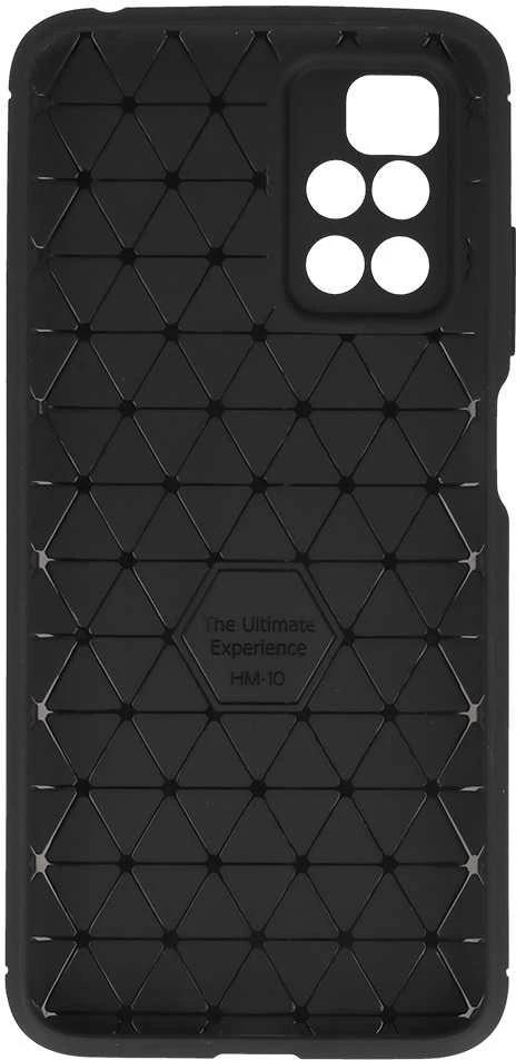 Vennus Carbon Elite dėklas skirtas Xiaomi Redmi 10 juodos spalvos