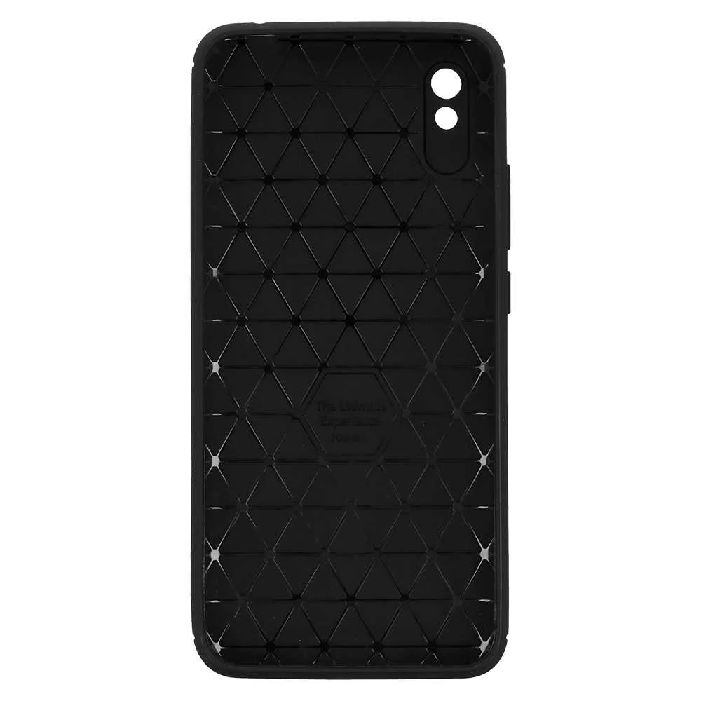 Vennus Carbon Elite dėklas skirtas Xiaomi Redmi 9A juodos spalvos