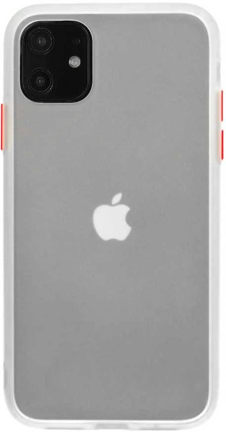 Vennus Color Button Bumper Xiaomi Mi 10/Mi 10 Pro dėklas telefonui skaidrus