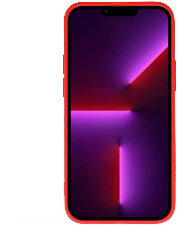 Vennus silikoninis Heart dėklas skirtas iPhone 14 Plus design 1 raudonos spalvos