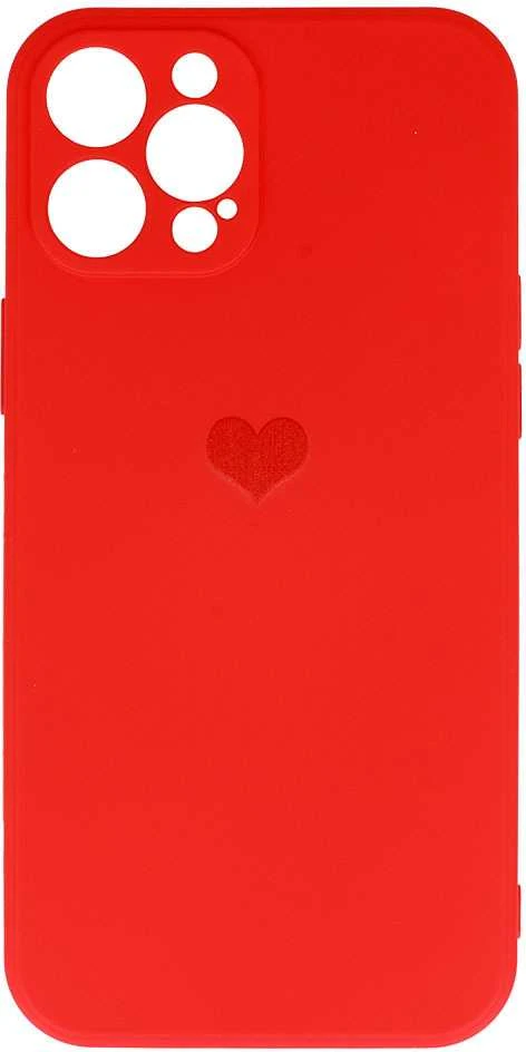 Vennus silikoninis Heart dėklas skirtas Apple iPhone 11 Pro design 1 raudonos spalvos