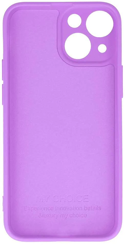 Vennus silikoninis Heart dėklas skirtas iPhone 14 Plus 1 dizaino, violetinės spalvos