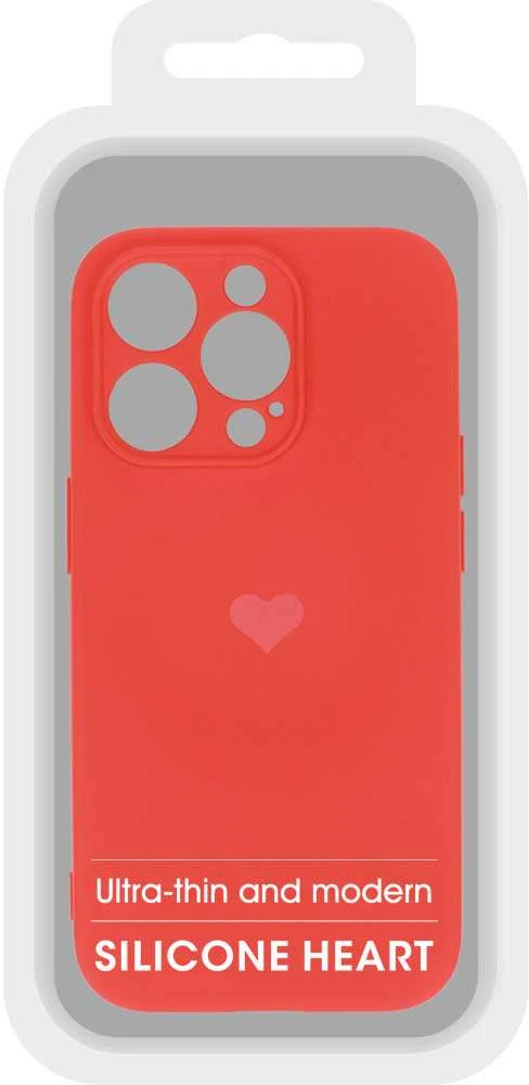 Vennus silikoninis Heart dėklas skirtas Apple iPhone 11 Pro design 1 raudonos spalvos