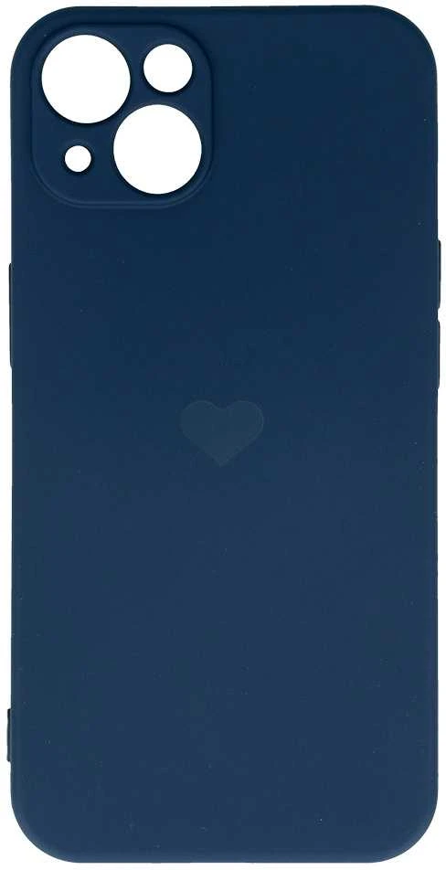 Vennus silikoninis Heart dėklas skirtas iPhone 14 Plus design 1 mėlynos spalvos