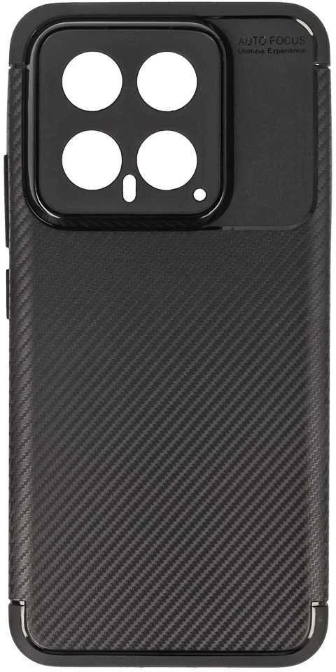 Vennus Tel Protect Carbon Elite dėklas skirtas Xiaomi 14 juodos spalvos