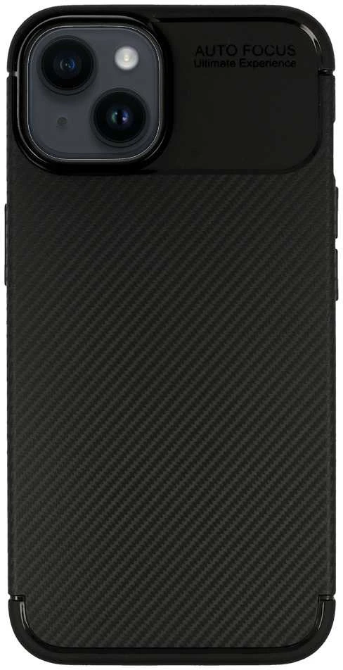 Vennus Tel Protect Carbon Elite dėklas skirtas iPhone 14 juodos spalvos