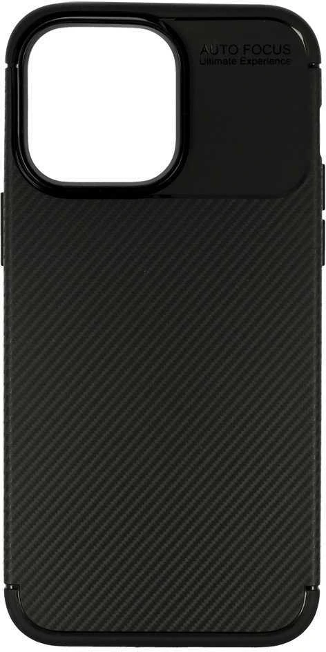 Dėklas Tel Protect Carbon Elite skirtas Apple iPhone 15 Pro Max juodos spalvos