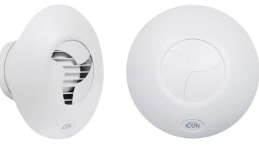Ventiliatorius AirFlow iCON 15 Ø100mm 68 m3/val