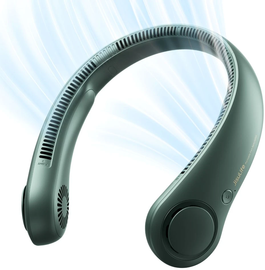 Kaklo ventiliatorius JisuLife Neck Fan 3, Tamsiai žalias