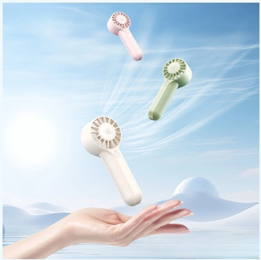 Ventiliatorius USAMS Mini ZB288 1200mAh Žalias Handheld Fan