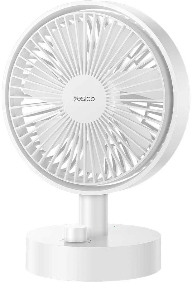Ventiliatorius Yesido Fan YF12 with Type C cable baltas