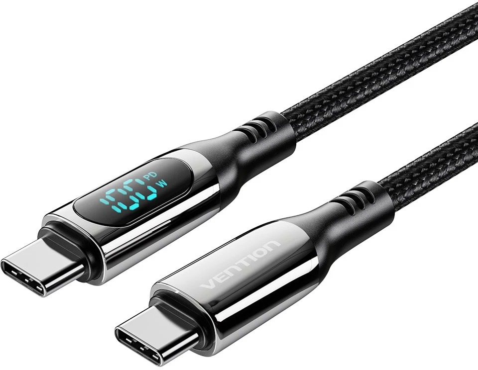 Vention TAYBAV USB 2.0 CC 100 W 5A 1.2M USB kabelis (juodas)