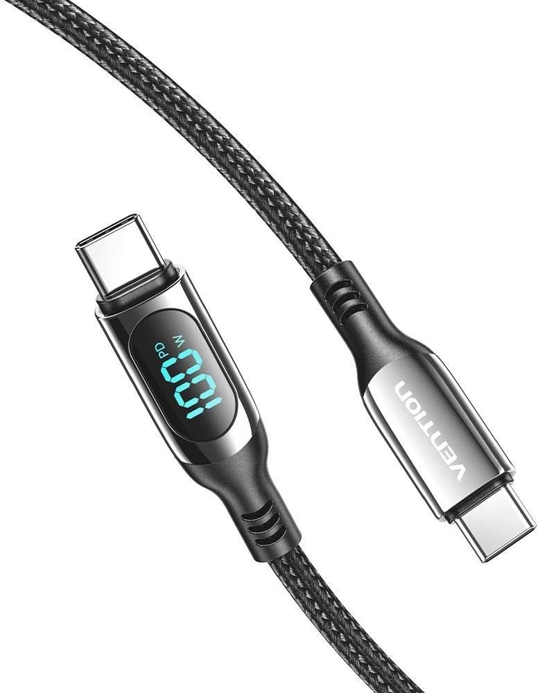 Vention TAYBAV USB 2.0 CC 100 W 5A 1.2M USB kabelis (juodas)